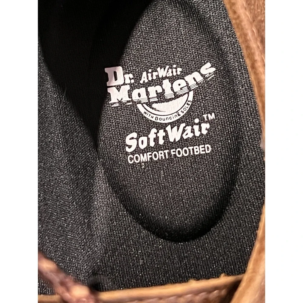 Dr Martens 1461 SR Soft‎ Wair Men's 7 Brown Leather Shoes